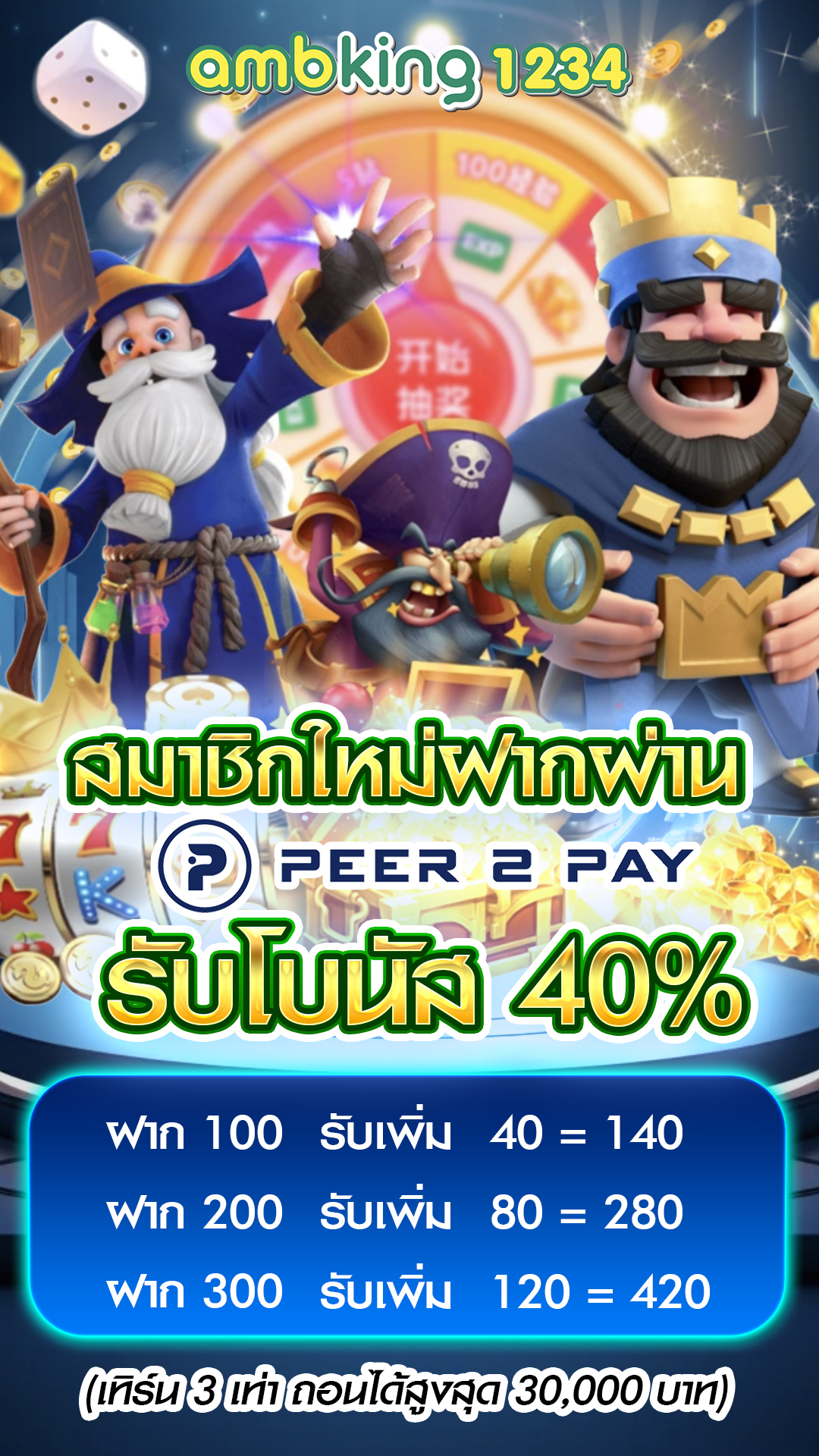 สล็อตฝากถอนวอเล็ต - แบนเนอร์โปรโมชั่น