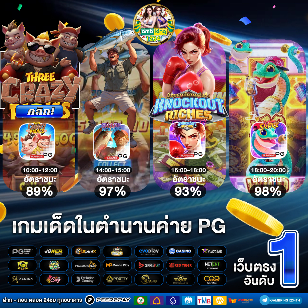 สล็อตใหม่มาแรง - แบนเนอร์โปรโมชั่น